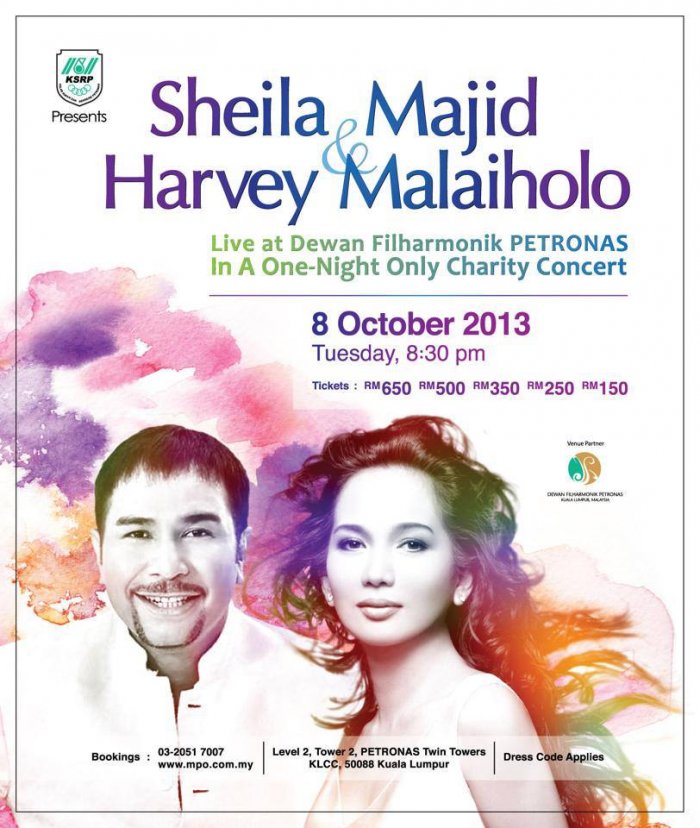 Sheila Majid & Harvey Malaiholo Live at Dewan Filharmonik Petronas 2013