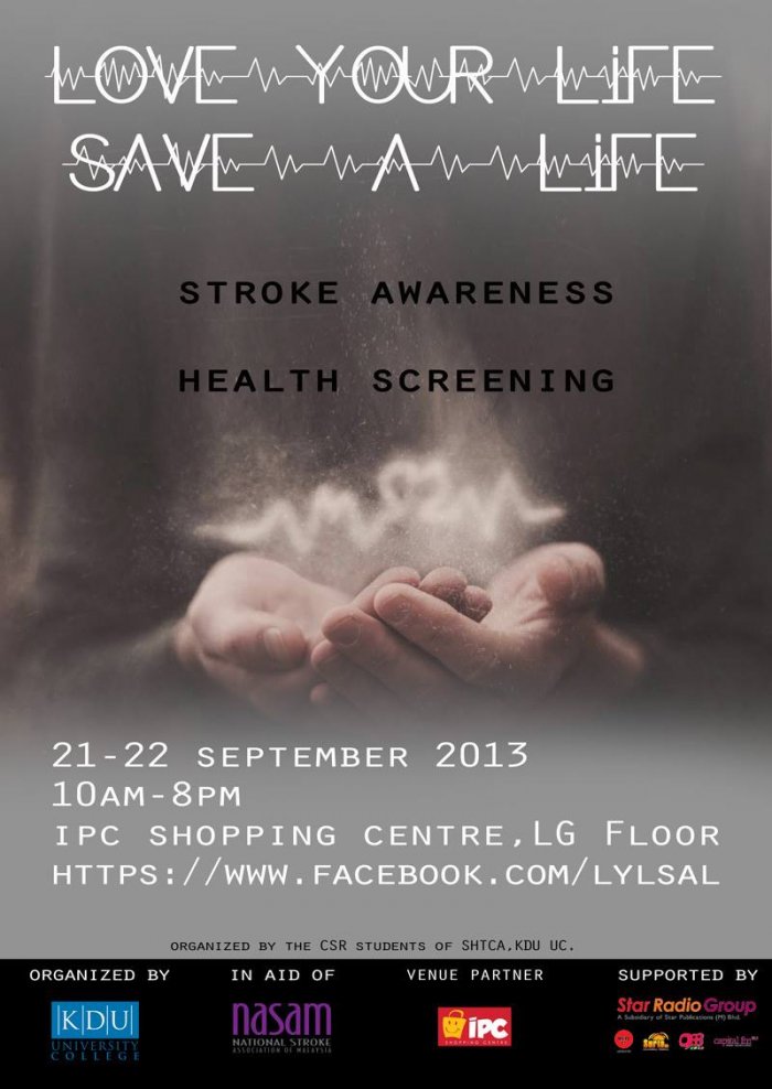Love Your Live, Save A Life - Stroke Awareness Health Screening