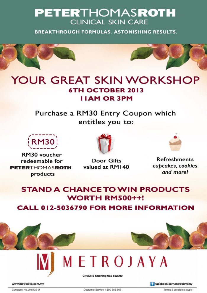 Peter Thomas Roth Clinical Skin Care Workshop