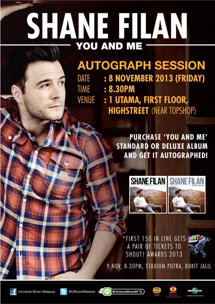 Shane Filan (Westlife) Autograph Session