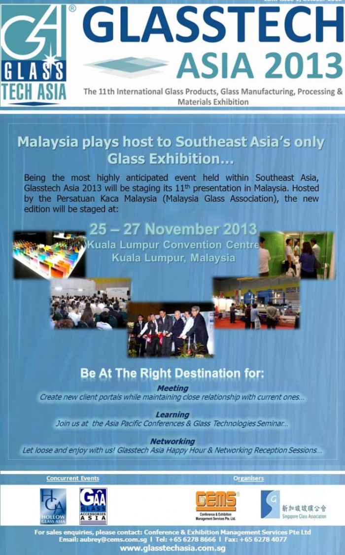 Glasstech Asia 2013