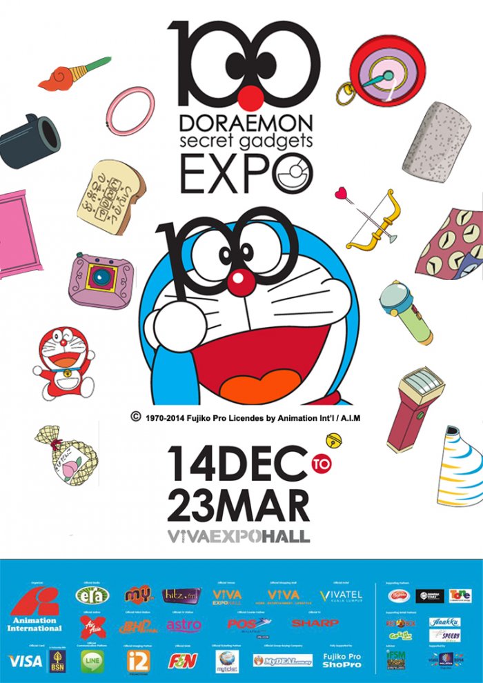 100 Doraemon Malaysia Secret Gadgets Expo