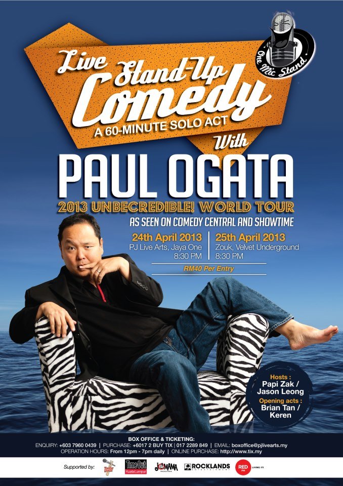 Paul Ogata 2013 Unbecredible! World Tour