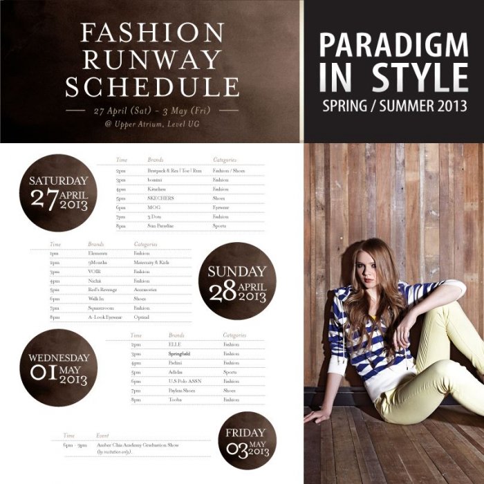 Paradigm In Style - Spring/Summer Fashion Show 2013