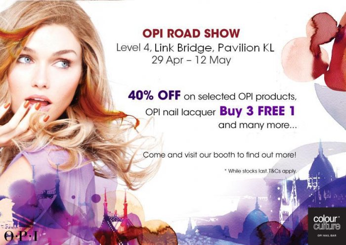 Colour Culture (OPI Nail Bar) Roadshow @ Pavilion KL