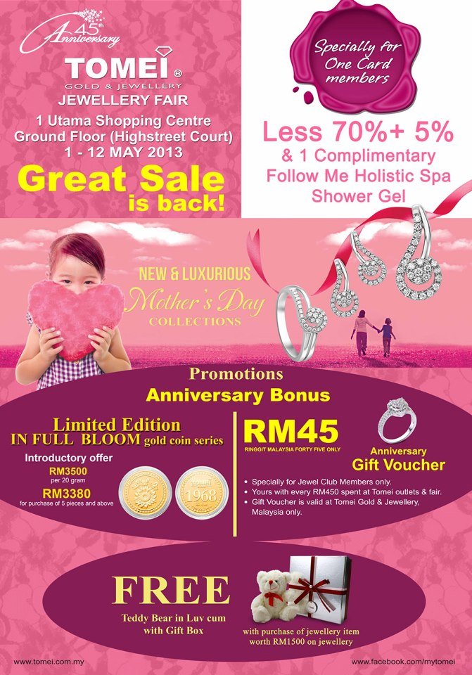 Everlasting Moments with Tomei @ 1 Utama Shopping Centre