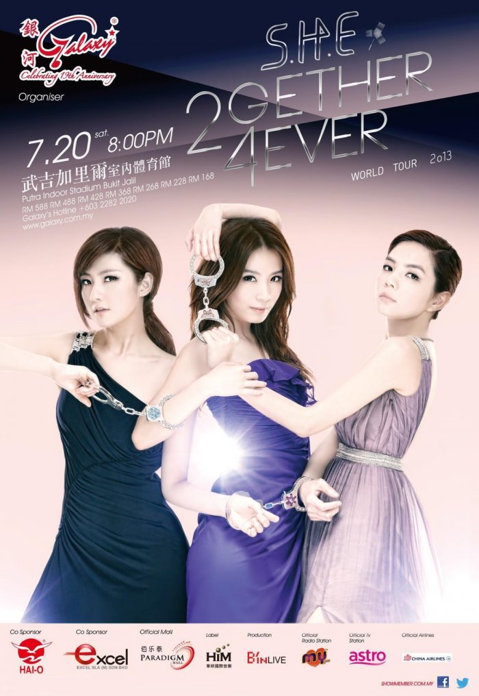 S.H.E 2Gether 4Ever World Tour 2013 Live In Malaysia