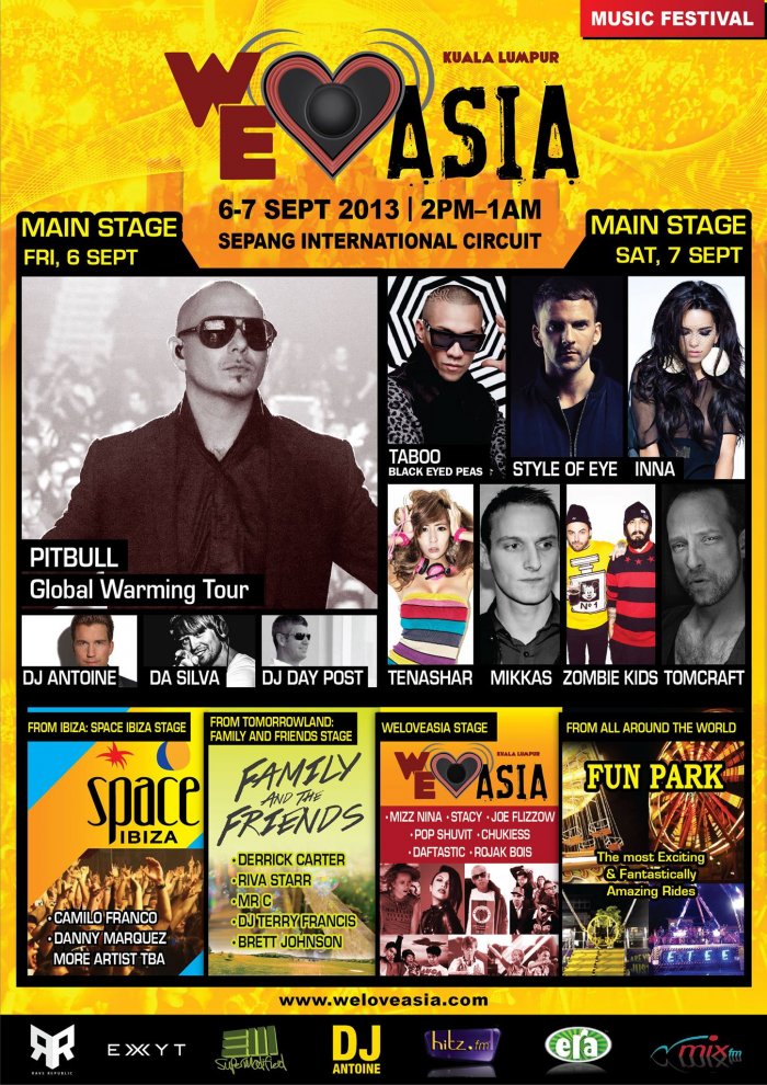 We Love Asia 2.0 Music Festival @ Kuala Lumpur 2013