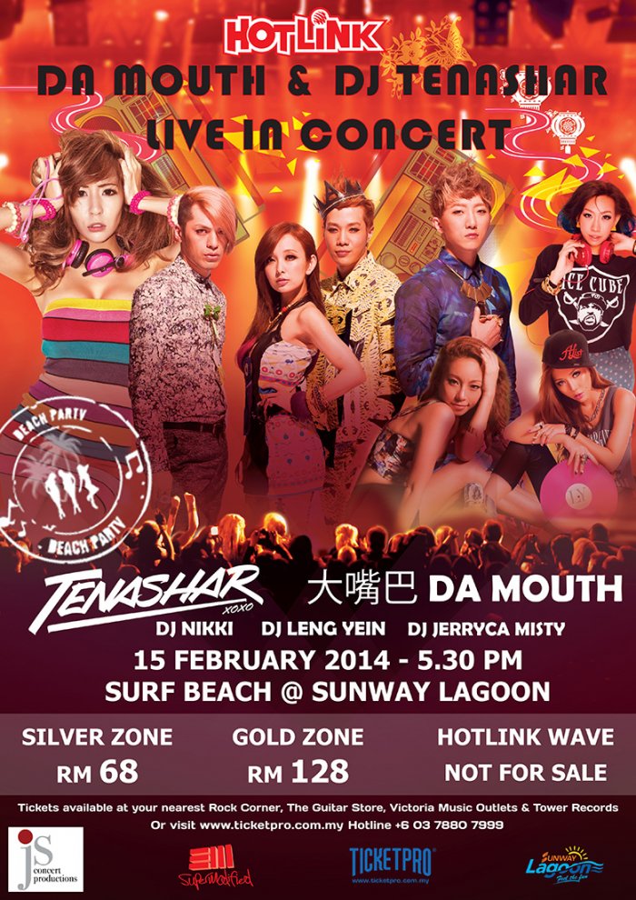 Hotlink Da Mouth & DJ Tenashar Live in Concert 2014