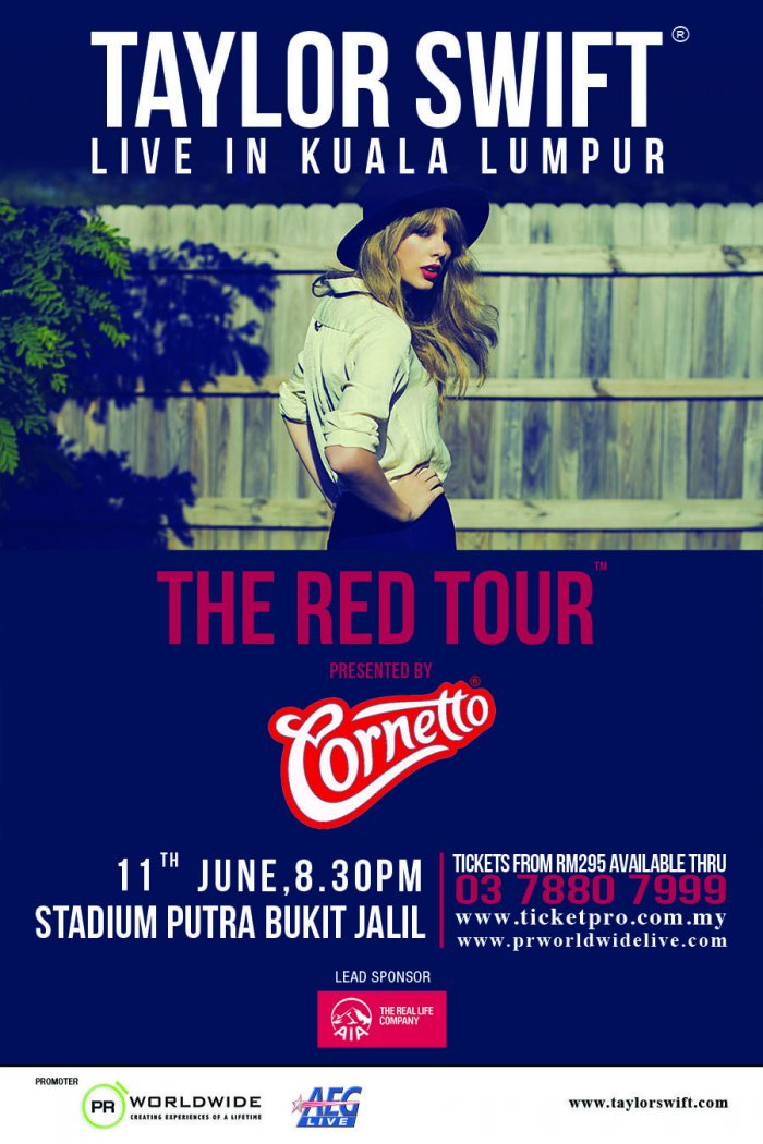 Taylor Swift \"The RED Tour\" Malaysia 2014