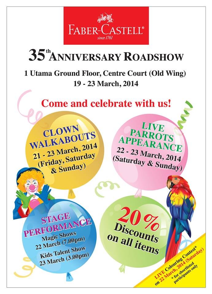 Faber-Castell 35th Anniversary Roadshow
