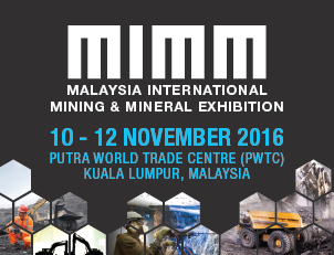 MIMM 2016 - Malaysia International Mining & Mineral Exhibition