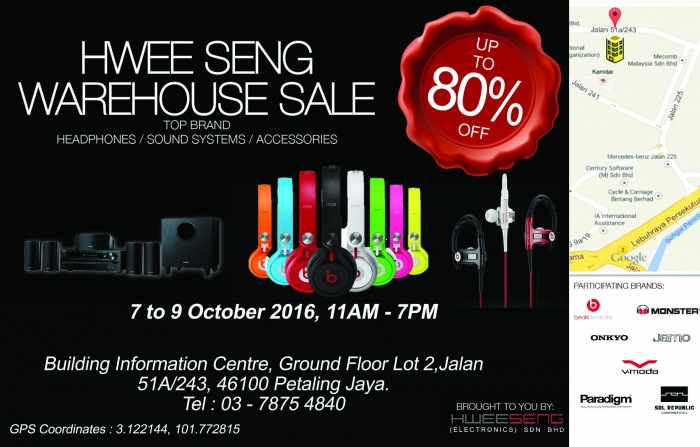Hwee Seng Warehouse Sale 2016