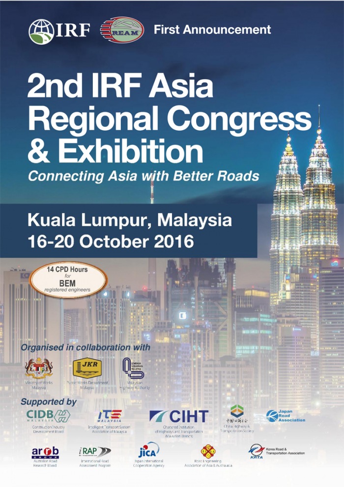 2nd IRF Asia Regional Congress 2016