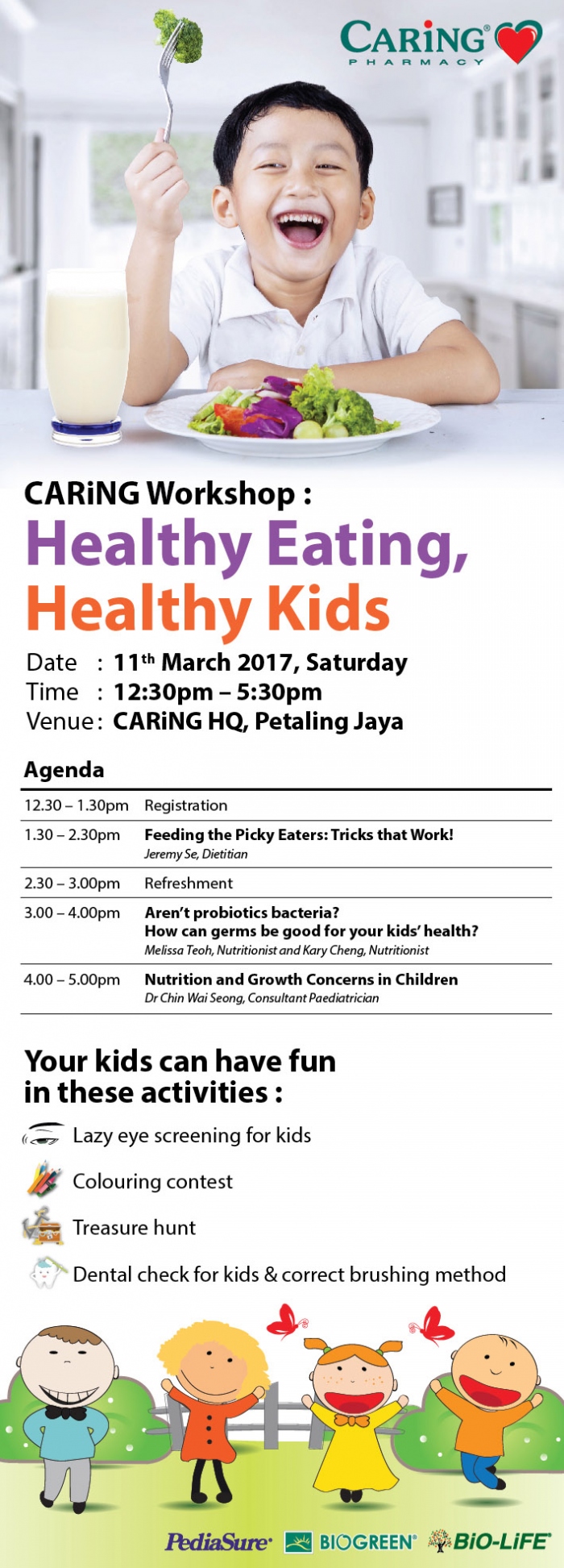 CARiNG Workshop : Healthy Eating, Healthy Kids