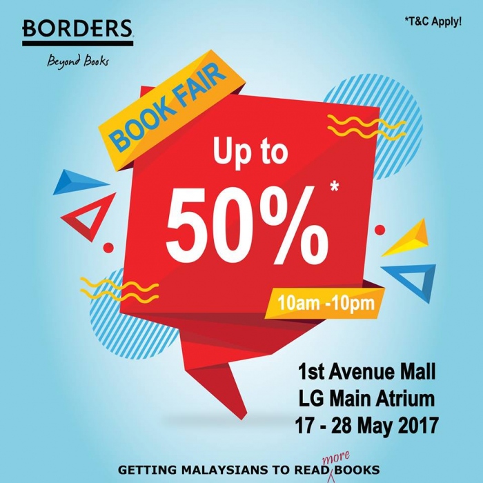 Borders Book Fair - Discounts Up To 50%