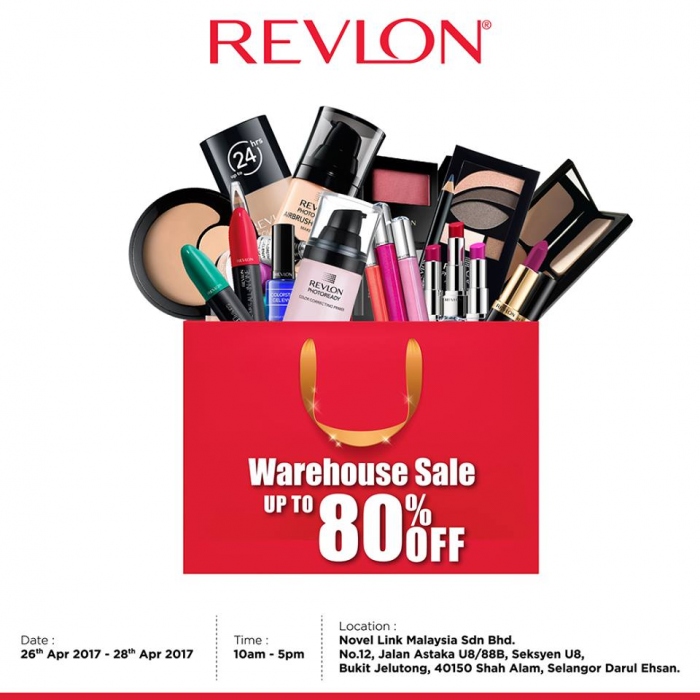 Revlon Warehouse Sale - Up To 80% OFF