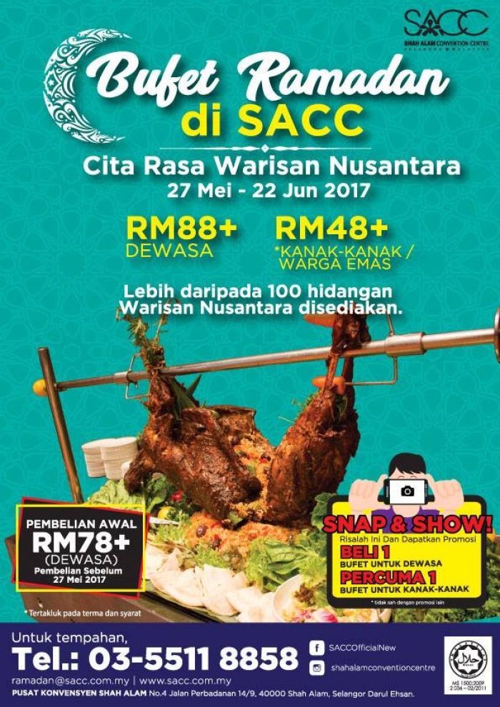 Cita Rasa Nusantara Ramadan Buffet @ Westside Bistro, Shah Alam Convention Centre for RM63.60