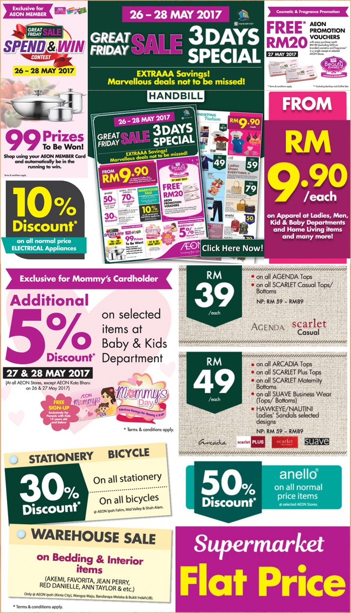 AEON Stores Great Friday Sale