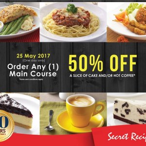 Secret%20Recipe%2020th%20Anniversary%20Promotion%20-%2050%25%20OFF%20A%20Slice%20of%20Cake%20or%20Coffee