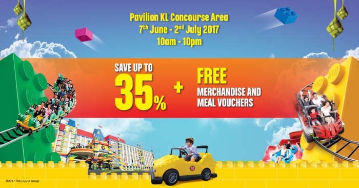Legoland Ramadhan Roadshow - Up To 35% OFF + FREE Merchandise & Voucher