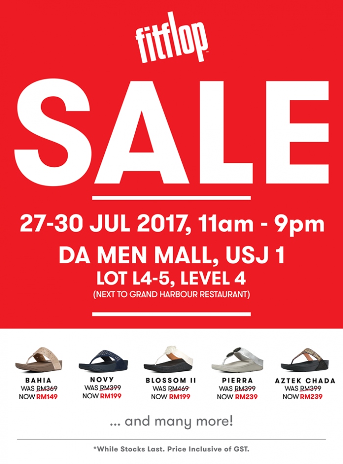 Fitflop Sale @ Da Men Mall @ USJ 1