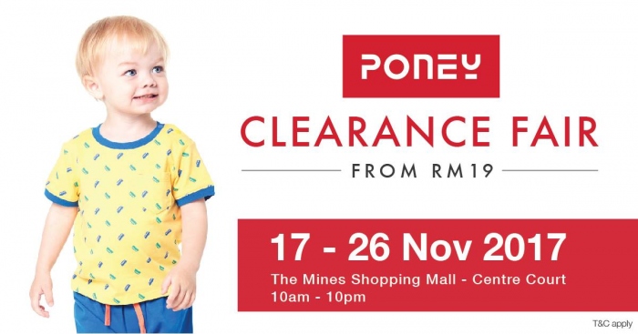 Poney Clearance Fair - Sale From RM19 (The Mines)
