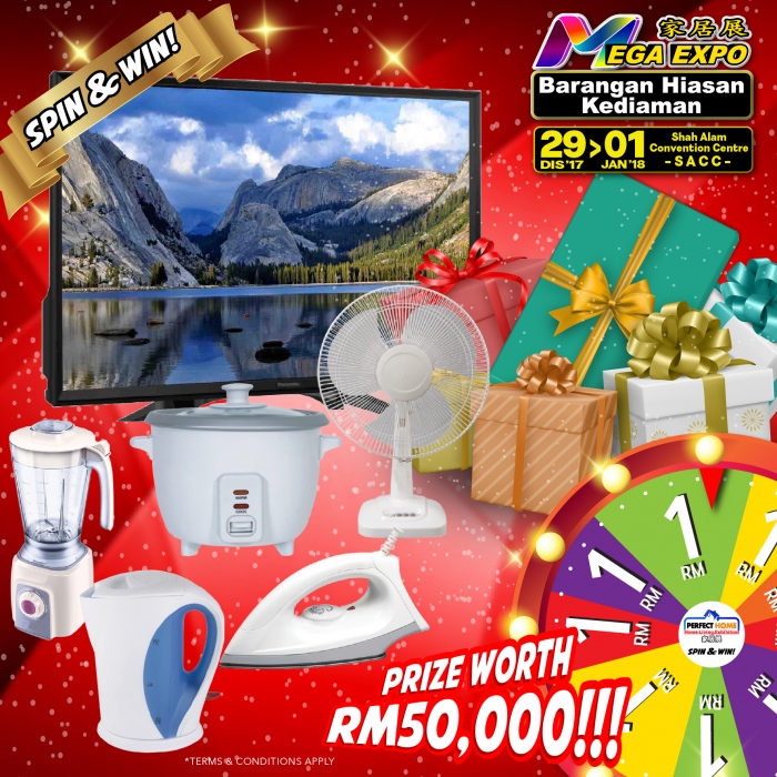 Spin & Win at Mega Expo Shah Alam!!!
