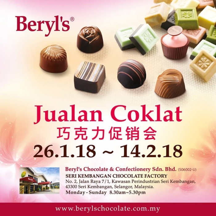 Beryl's Chocolate Chinese New Year Sale 2018