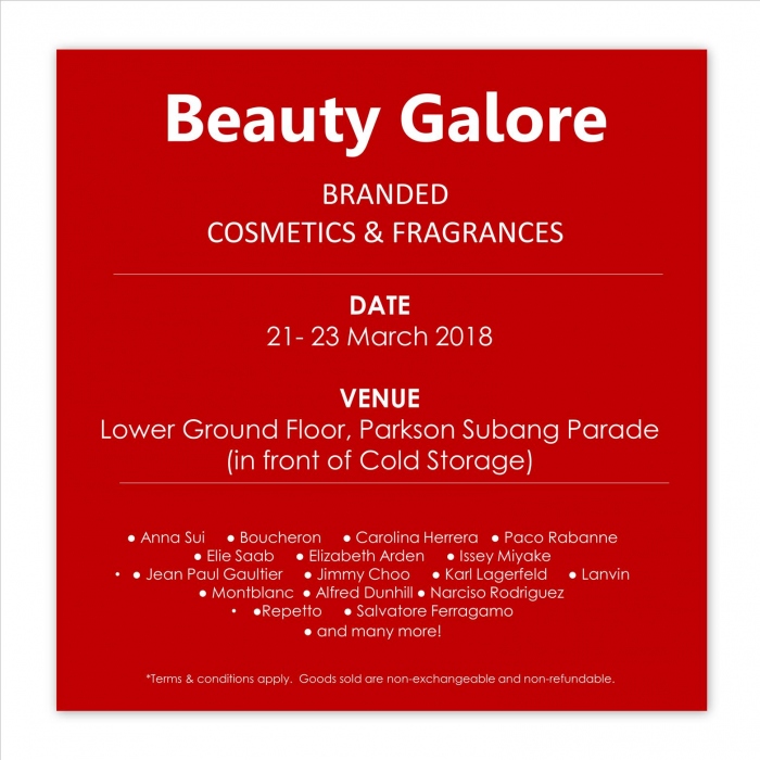 Beauty Galore @ Parkson Subang Parade