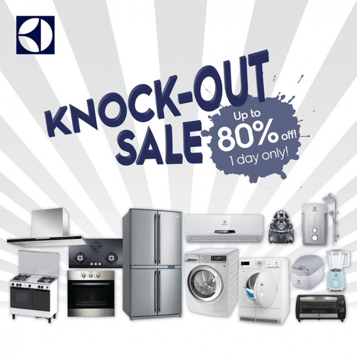 Electrolux Malaysia Knock-out Sale - Up To 80% OFF