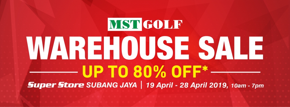 MST Golf Warehouse Sale - Up To 80% OFF