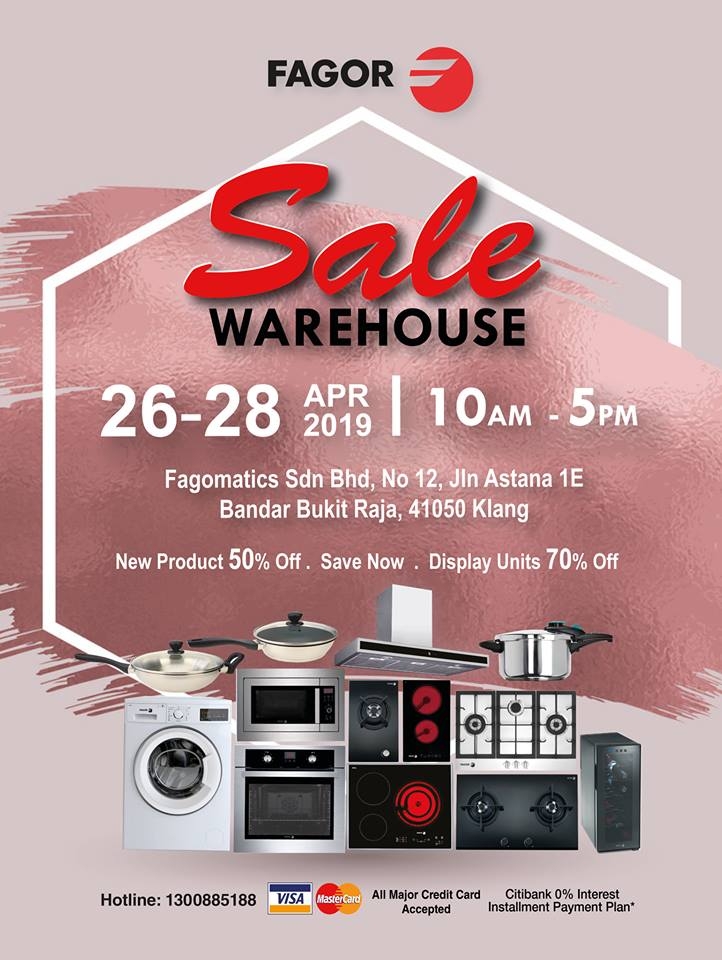 Fagor Warehouse Sale - Free Delivery + Up To 70% OFF
