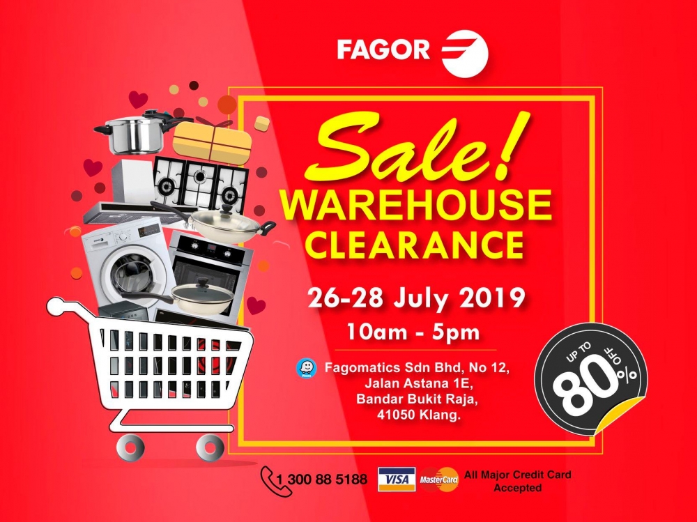 Fagor Warehouse Clearance Sale - Up To 80% OFF