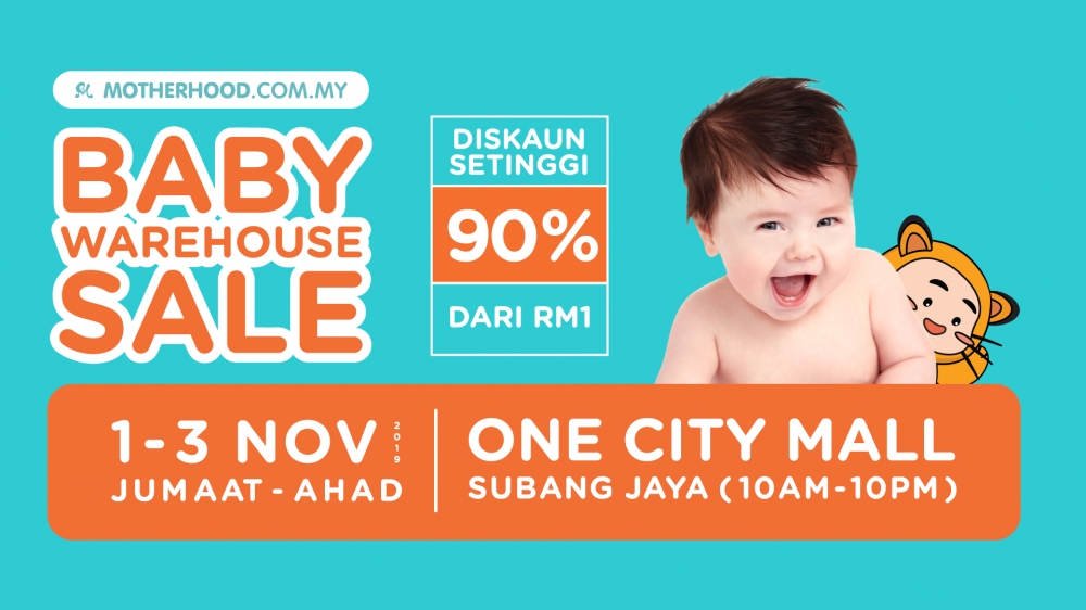 Motherhood Baby Warehouse Sale is BACK at One City, USJ 25