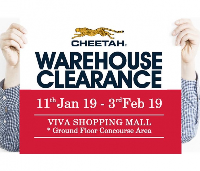 Cheetah CNY Warehouse Clearance Sales 2019