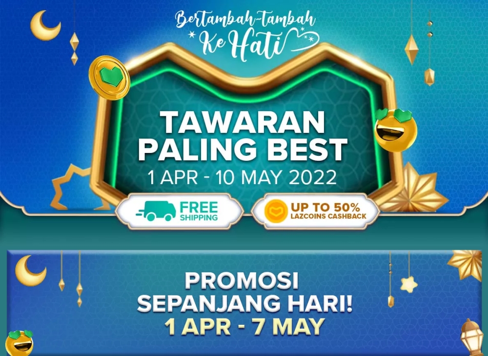 Lazada 4.4 Sales Shopping Voucher