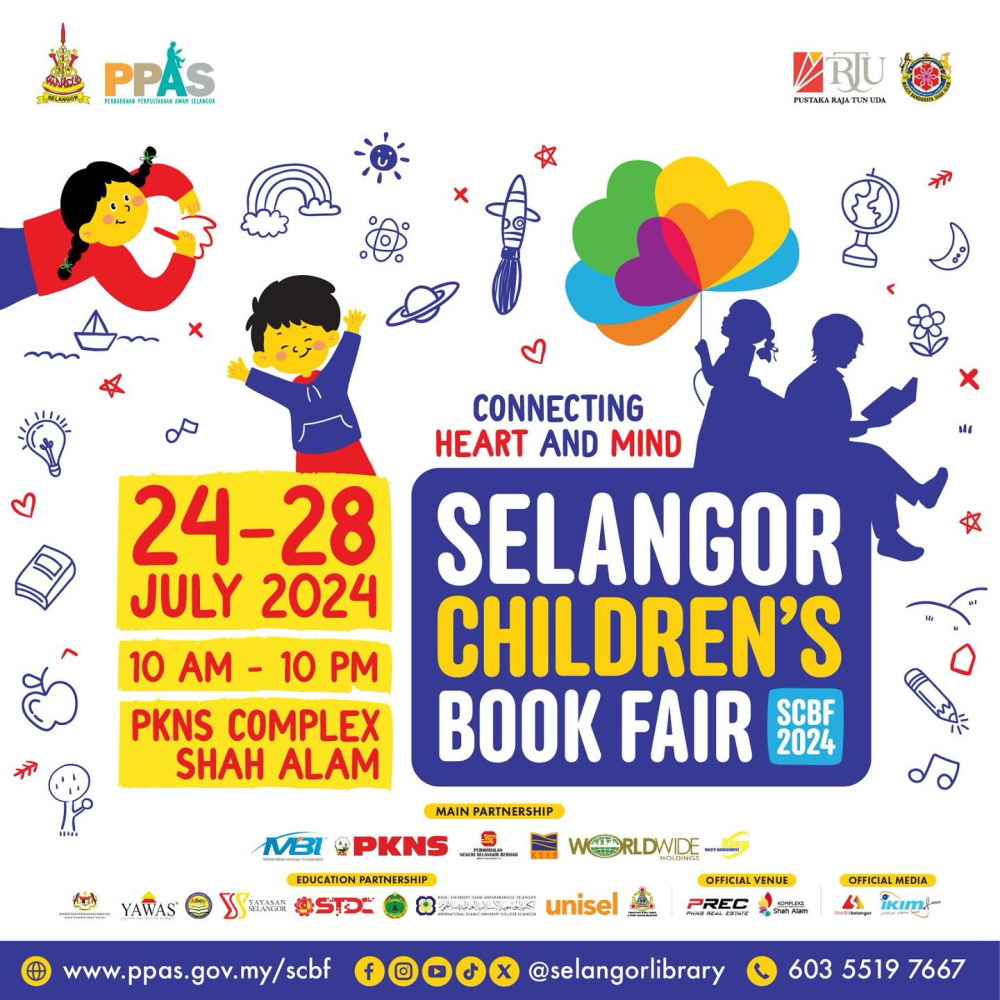 Selangor Children’s Book Fair 2024 | Pesta Buku Kanak-kanak Selangor 2024
