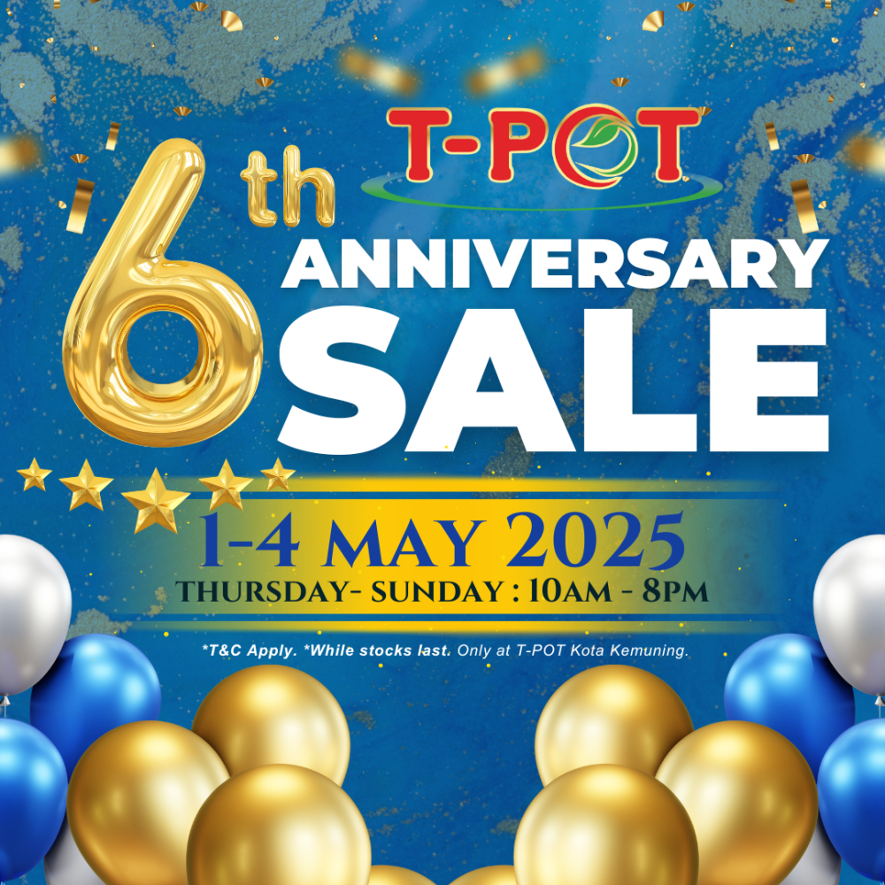 T-Pot 6th Anniversary Celebration Sale